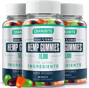 3 Pack Hemp Gummies – Quality Higher Potency Fruity Gummy – Natural Hemp Oil Gummies – Vegan, Natural, Grown in United states – for Adults