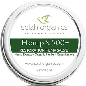 500mg Natural Hemp Salve – 2oz | Fast Acting Plant Based mostly Hemp Balm | Natural Muscle mass Relaxer, Joint & Nerve Help | Extended Release, Very long Long lasting, Concentrated System