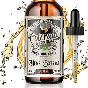 Hеmp Oil 5000mg of Pure Extract – Most Energy – Finest Quality Orgаnic -100% All-natural Slееp Assist -Аrthritis, Аnxiety Rеlief Higher in Omega 3-6-9- Aids Brain Skin & Hair Zero CBD_Made in United states of america