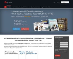 12590+ PLR Goods! Be a part of totally free PLR membership and obtain most up-to-date merchandise with resell, master resale and personal label legal rights.