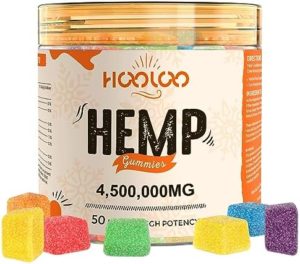 Hemp Gummies for Deep Bedtimes, Force, Target – 6 Fruity Flavors Big Cubes Gummy Infused Vitamins Omega 3 – More Stength 4,500,000mg for Adults – Designed in United states of america