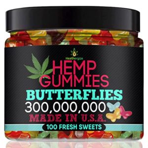 Healthergize Hemp Gummies Premium-Tasty Butterflies Gummy Bears-Contemporary Fruity Flavors-Normal Sweet Peace And Rest-For Snooze, Tension, Calm, Take it easy-Produced In United states of america-100 Rely